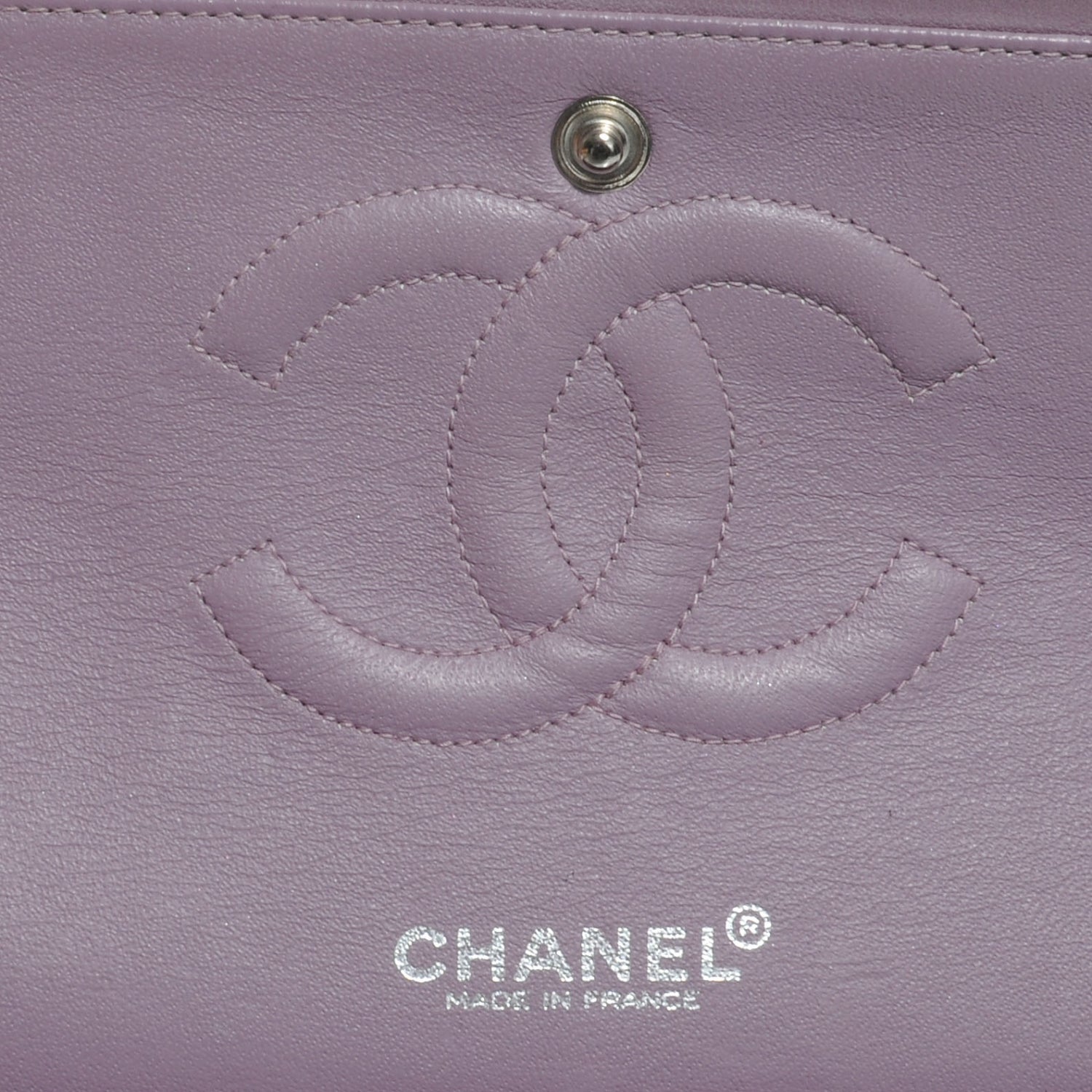 Chanel Patent Medium Double Flap Mauve 8 of 10