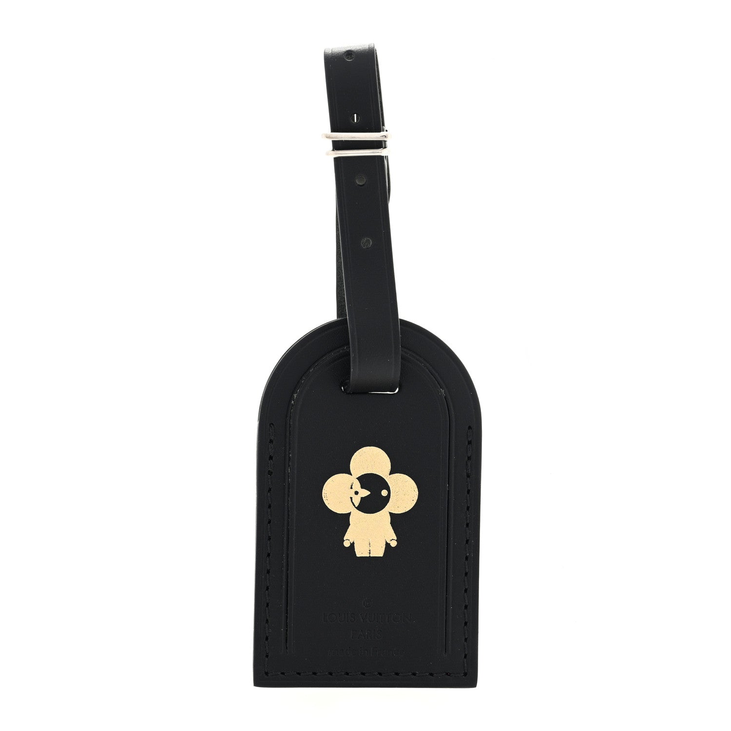 Louis Vuitton Calfskin Vivienne Luggage Tag Black 1 of 3