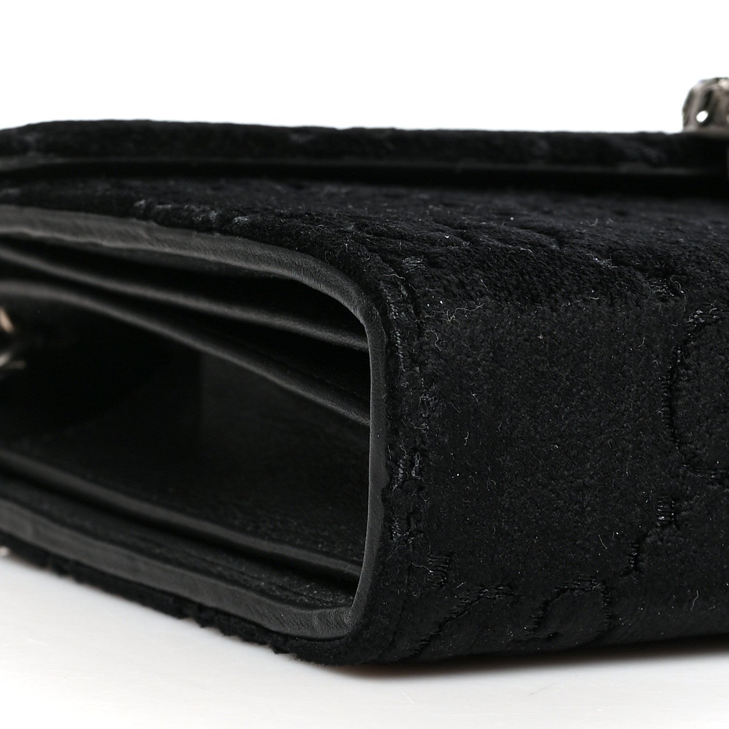 Gucci Velvet GG Monogram Mini Dionysus Chain Wallet Black 10 of 12