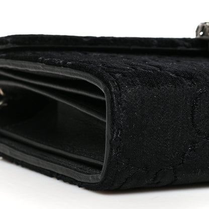 Gucci Velvet GG Monogram Mini Dionysus Chain Wallet Black 10 of 12