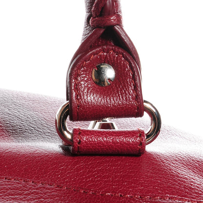 Balenciaga Chevre Silver Metallic Edge Hardware City Rouge Brique Rouge Grenade 11 of 17