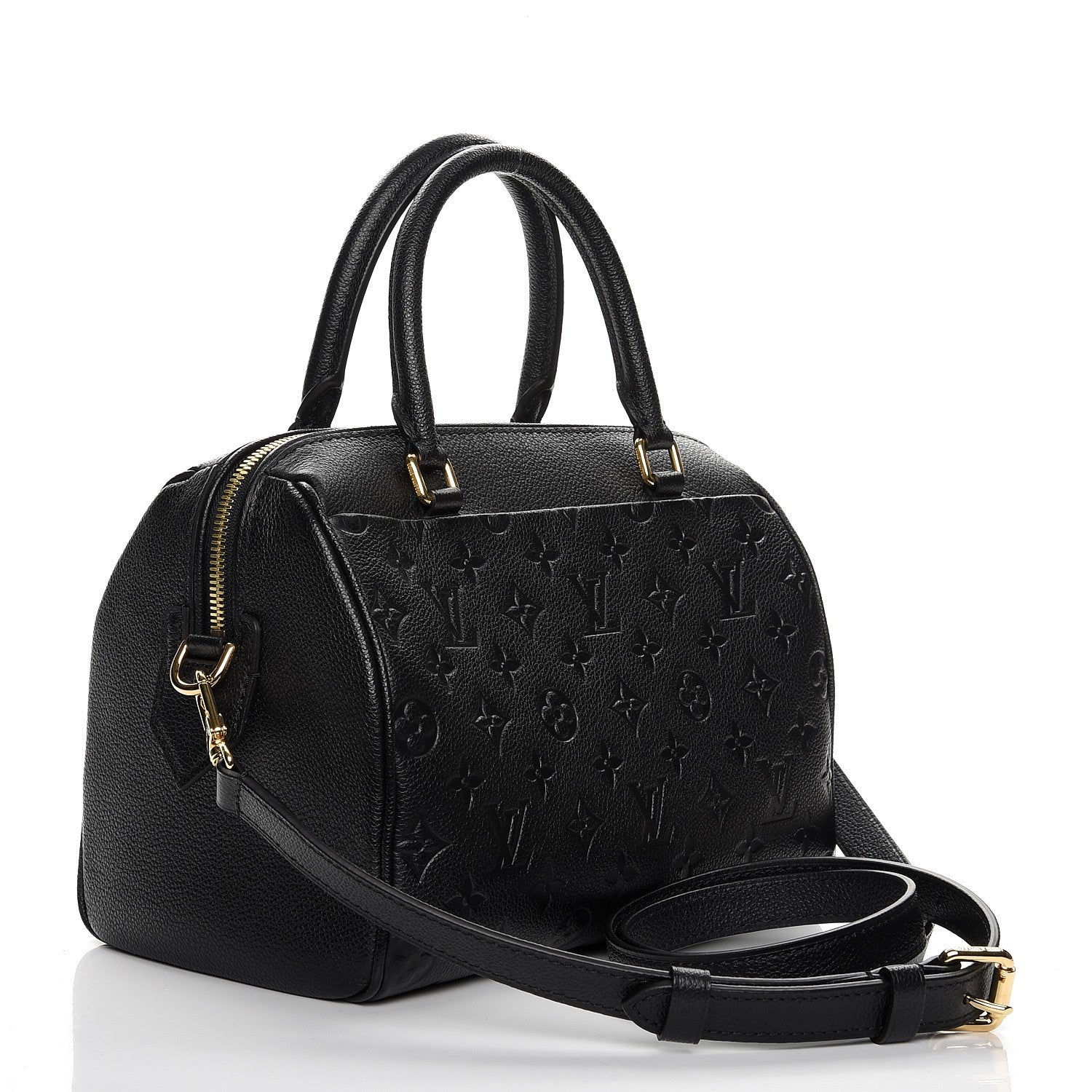 Louis Vuitton Empreinte Speedy Bandouliere 25 NM Black 4 of 8