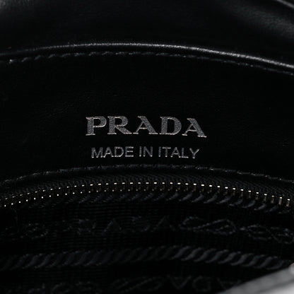 Prada Soft Calfskin Diagramme Camera Bag Black 6 of 11