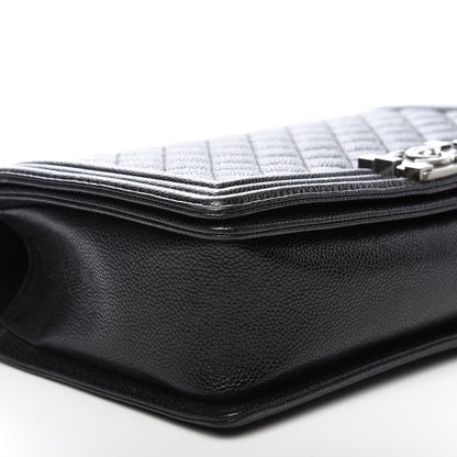 Chanel Caviar Quilted New Medium Boy Flap Black 5 of 9
