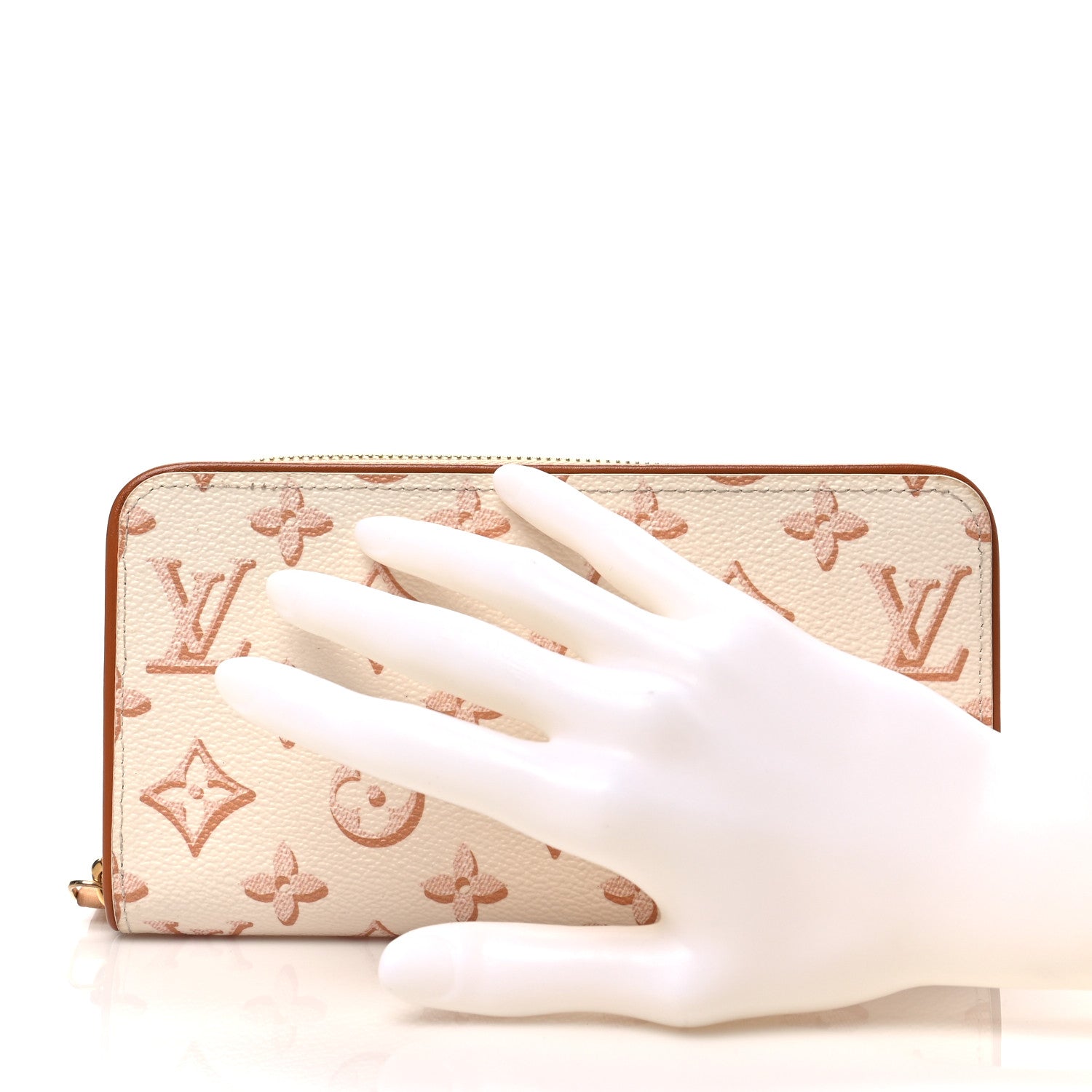 Louis Vuitton Monogram Fall For You Zippy Wallet Beige Clair 2 of 7