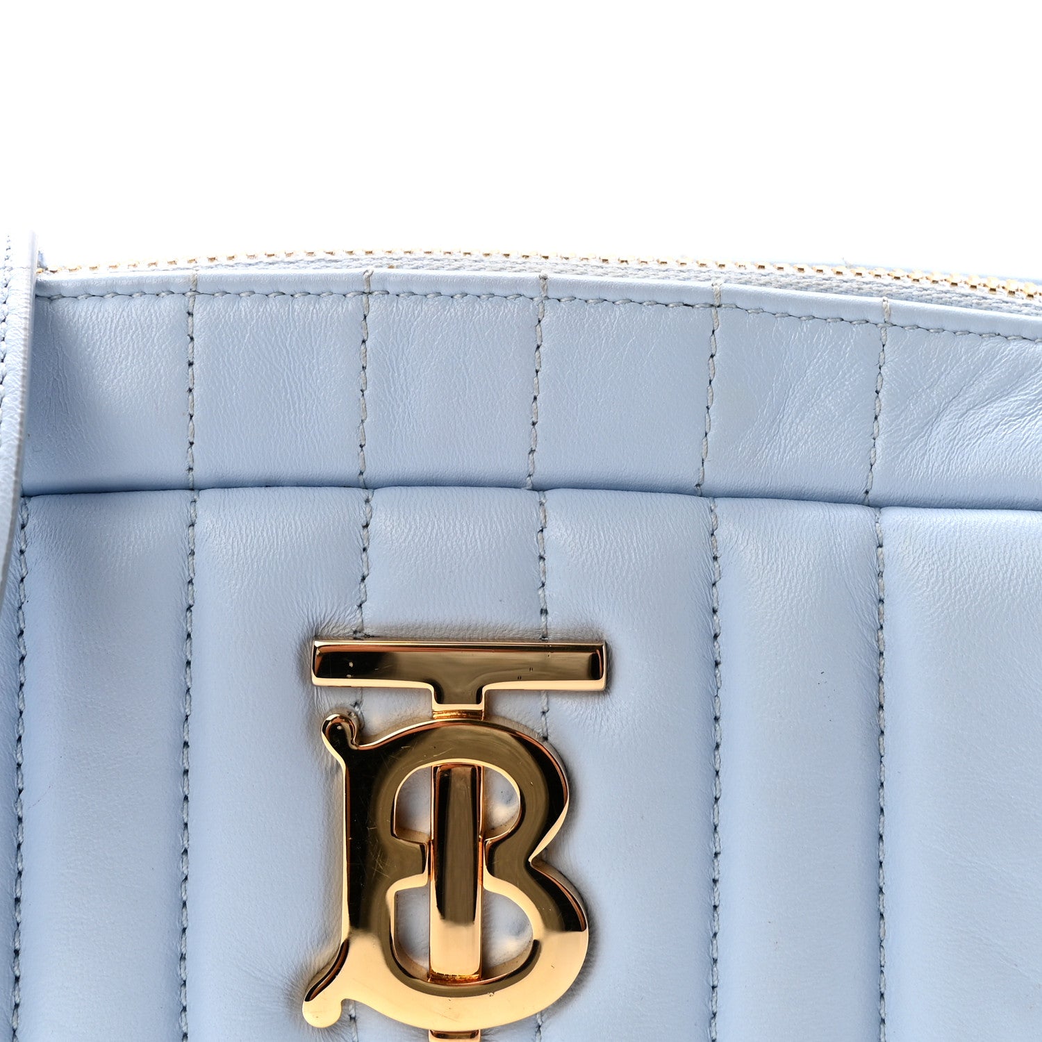Burberry Lambskin Quilted Small Lola Camera Bag Pale Blue 8 of 10