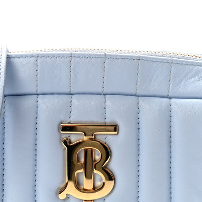 Burberry Lambskin Quilted Small Lola Camera Bag Pale Blue 8 of 10