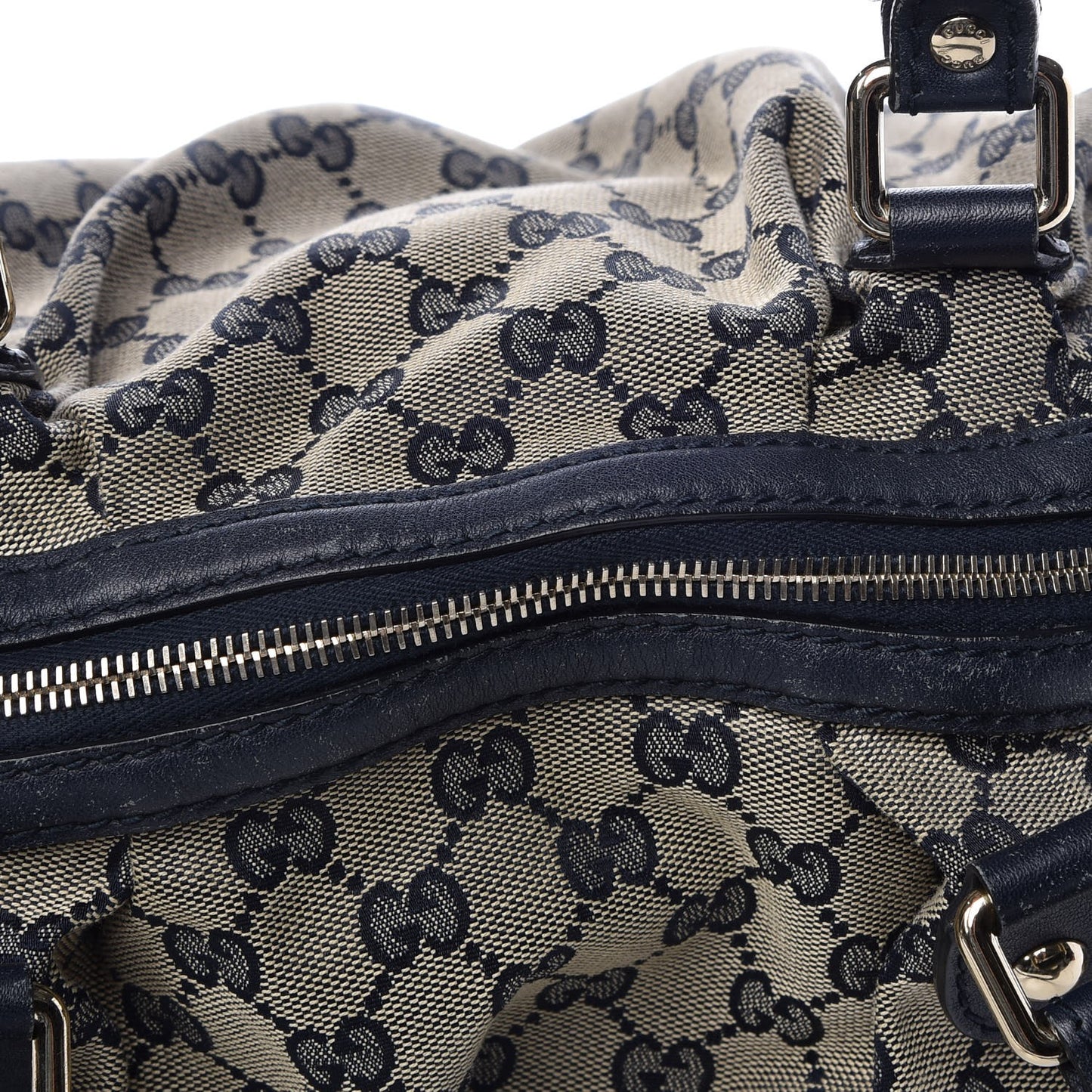 Monogram Medium Sukey Boston Bag Navy