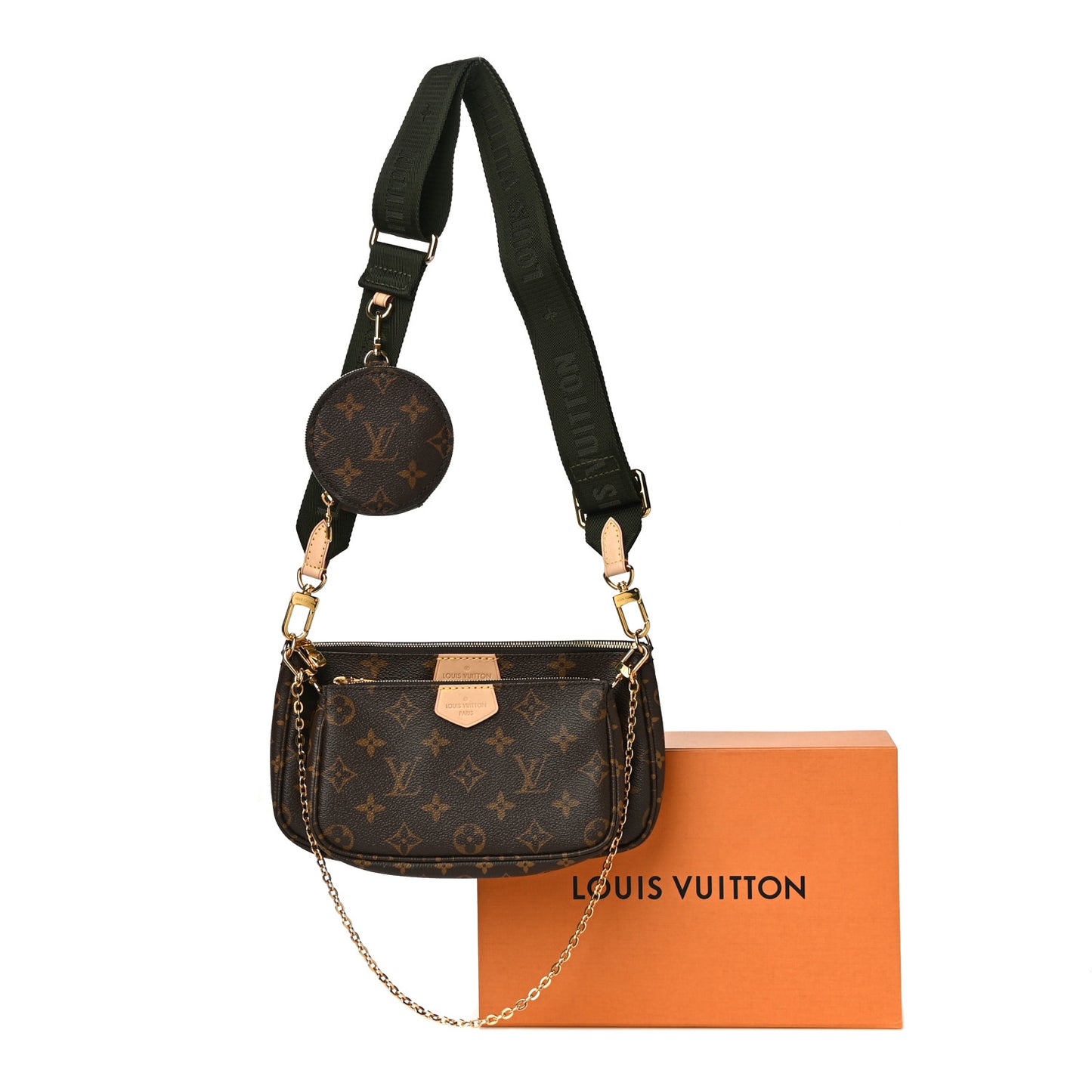 Monogram Multi Pochette Accessories Kaki