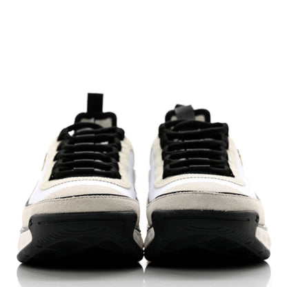 Chanel Fabric Suede Calfskin CC Sneakers 37 White 2 of 11