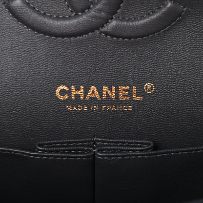 Chanel Caviar Quilted Medium Double Flap Dark Grey 6 of 11