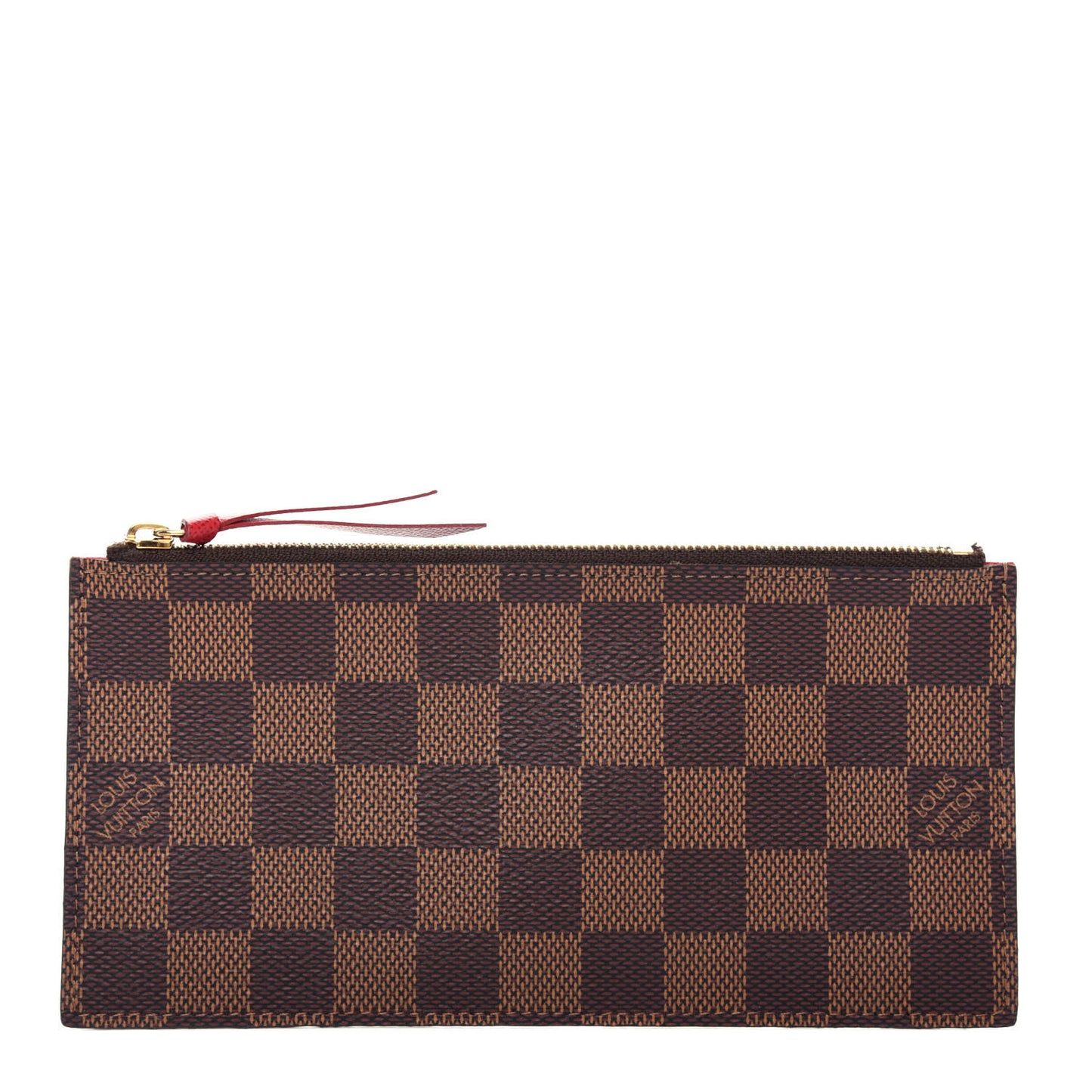 Damier Ebene Felicie Chain Wallet Zippered Insert