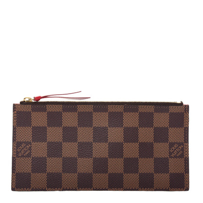 Louis Vuitton Damier Ebene Felicie Chain Wallet Zippered Insert 1 of 6