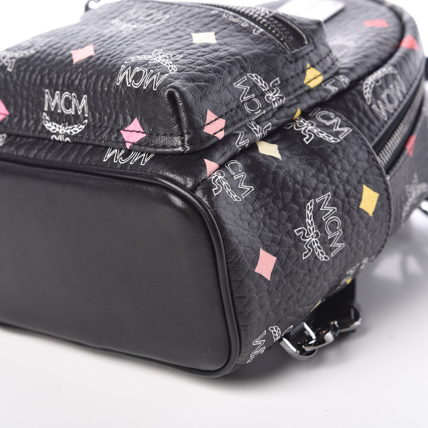 MCM Visetos Spektrum X-Mini Backpack Black 10 of 10