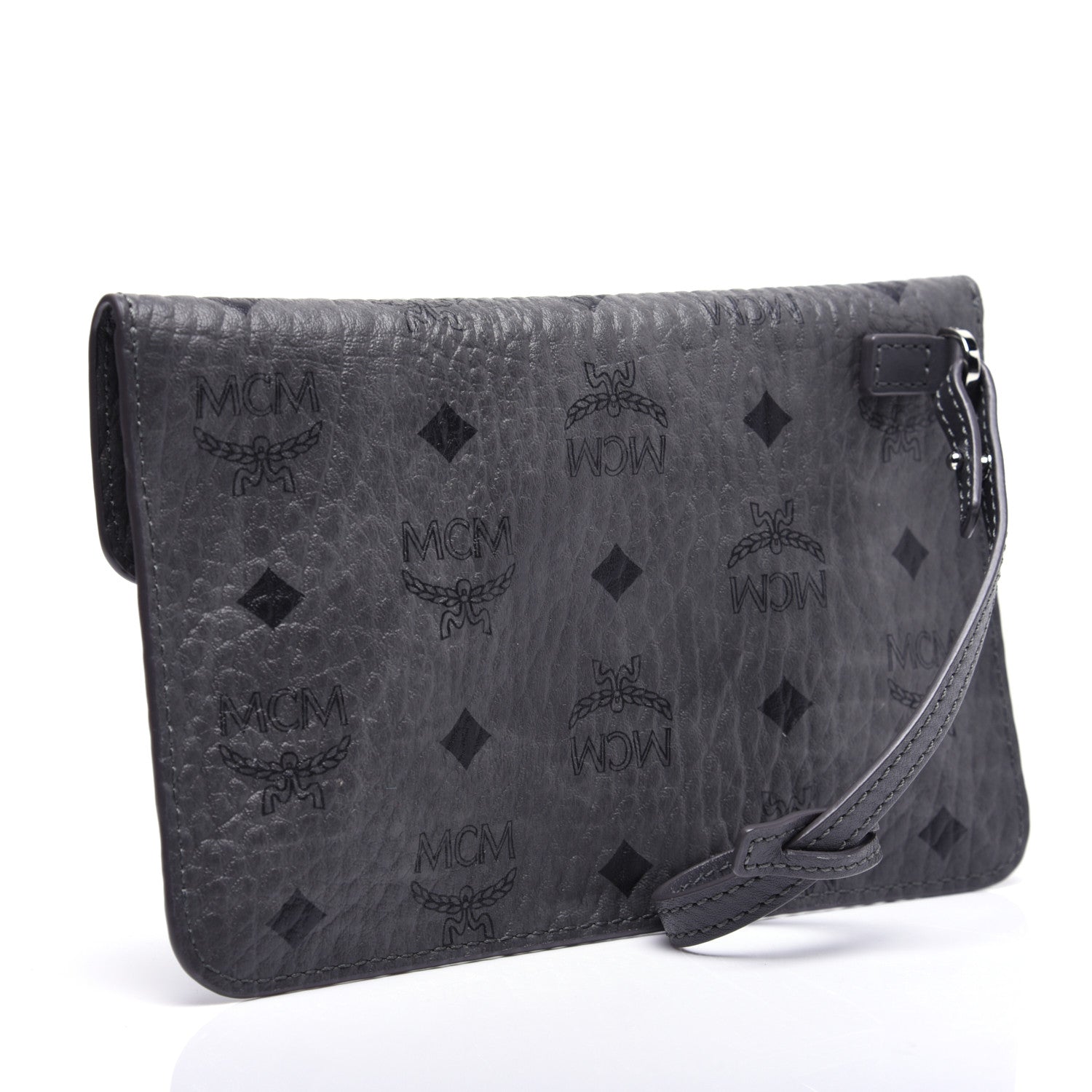 MCM Visetos Pouch Phantom Grey 3 of 10