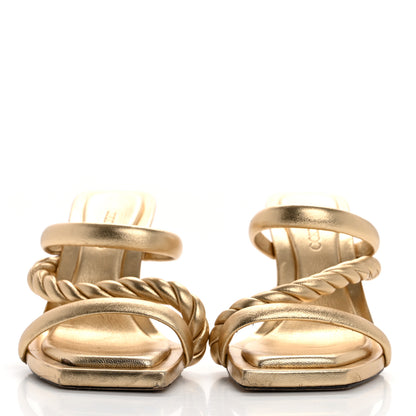 Jimmy Choo Metallic Nappa Diosa 90 Sandals 36 Gold 3 of 13