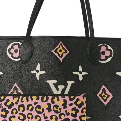 Louis Vuitton Monogram Giant Wild at Heart Neverfull MM Black 8 of 10