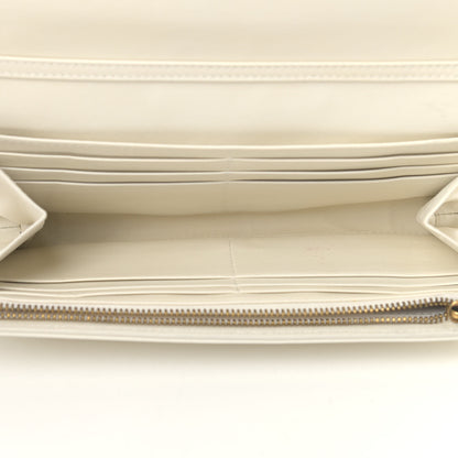 Christian Dior Calfskin Studded Diorama Croisiere Chain Wallet White 5 of 14