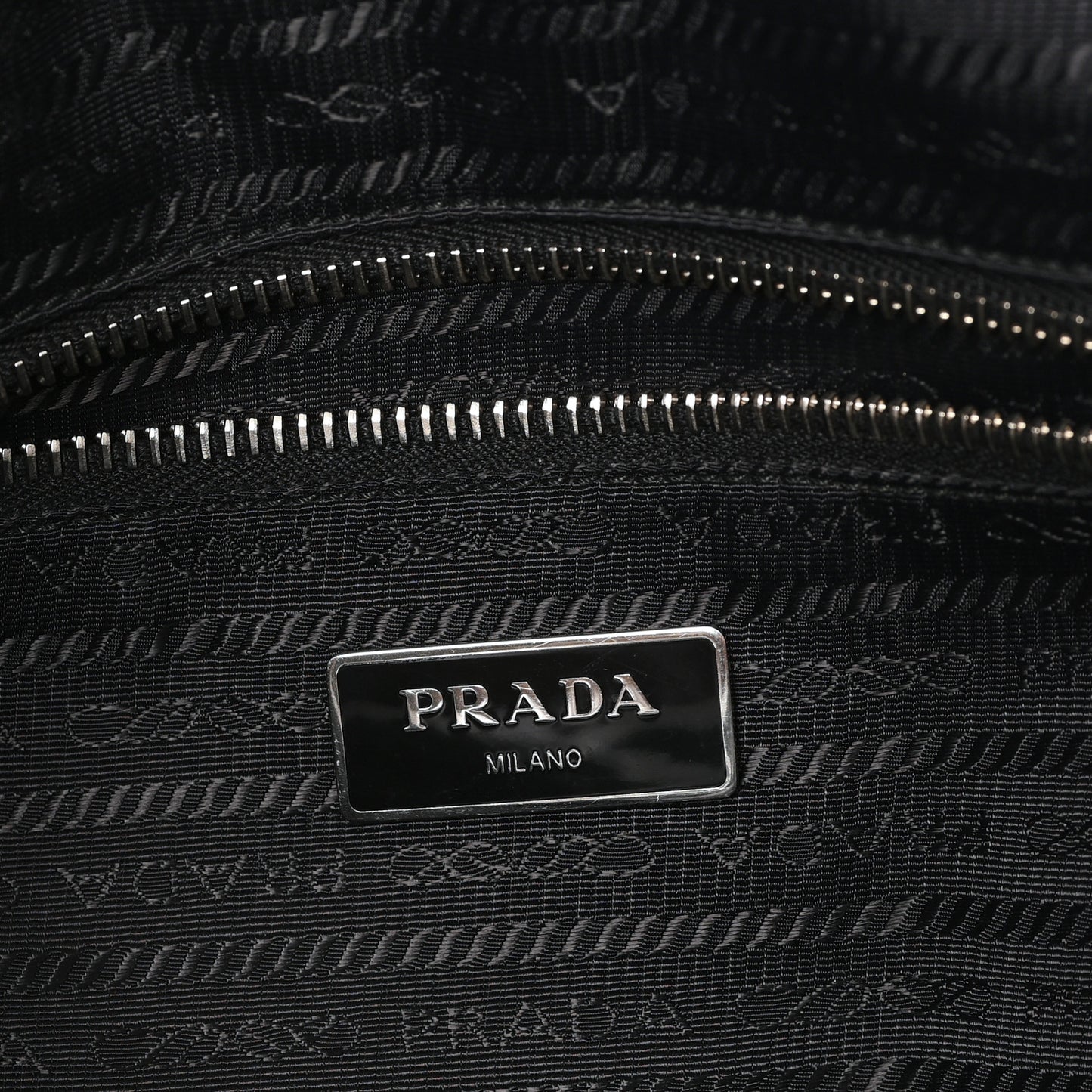 Nappa Nylon Soft Padded Shopping Tote Black Blue