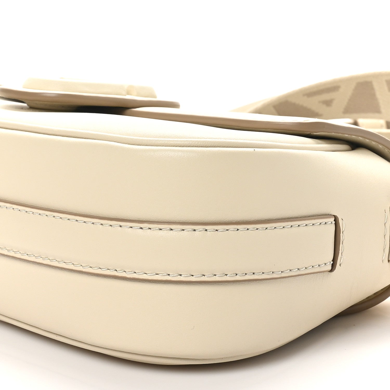 Marc Jacobs Calfskin The Clover Shoulder Bag Cloud White 9 of 9