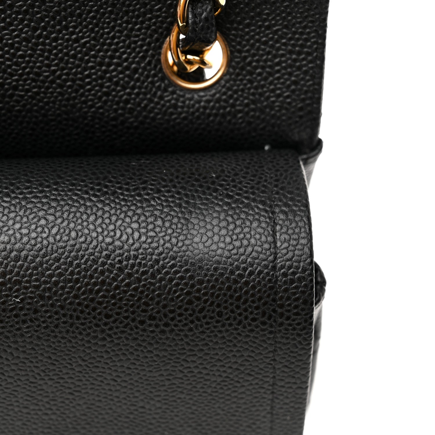 Chanel Caviar Quilted Jumbo Double Flap Black 12 of 15