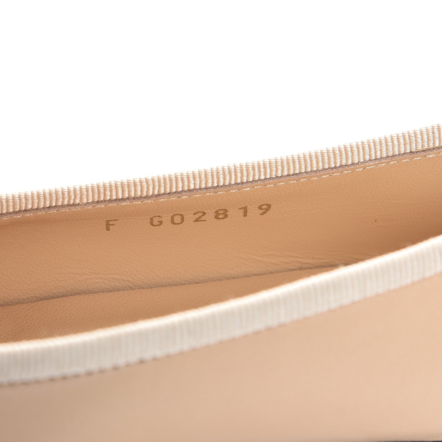 Chanel Lambskin Cap Toe Ballerina Flats 35 Beige Black 8 of 9
