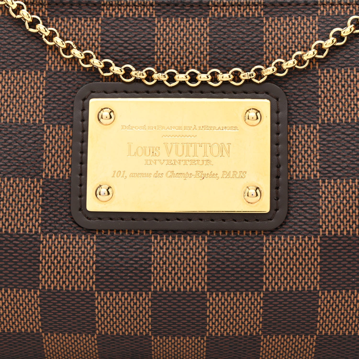 Louis Vuitton Damier Ebene Eva Clutch 11 of 14