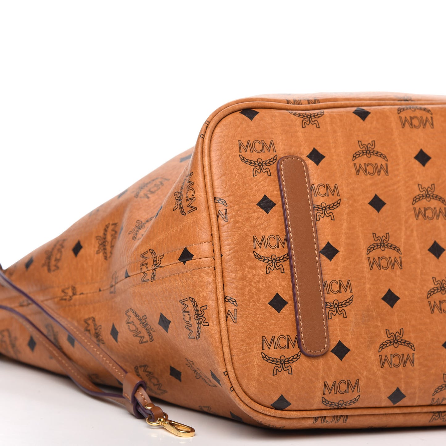 Visetos Large Liz Reversible Shopper Tote Cognac