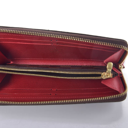 Louis Vuitton Damier Ebene Clemence Wallet Cherry 5 of 8