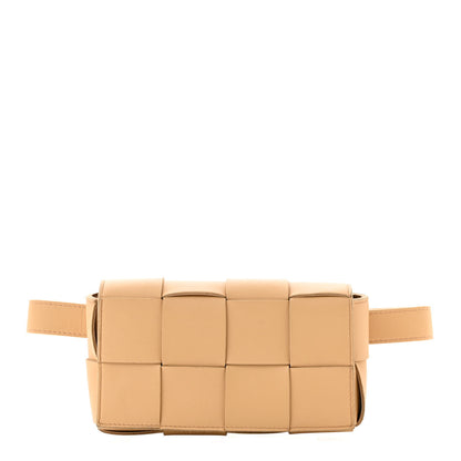 Bottega Veneta Nappa Maxi Intreccio The Belt Cassette Bag Almond 1 of 10