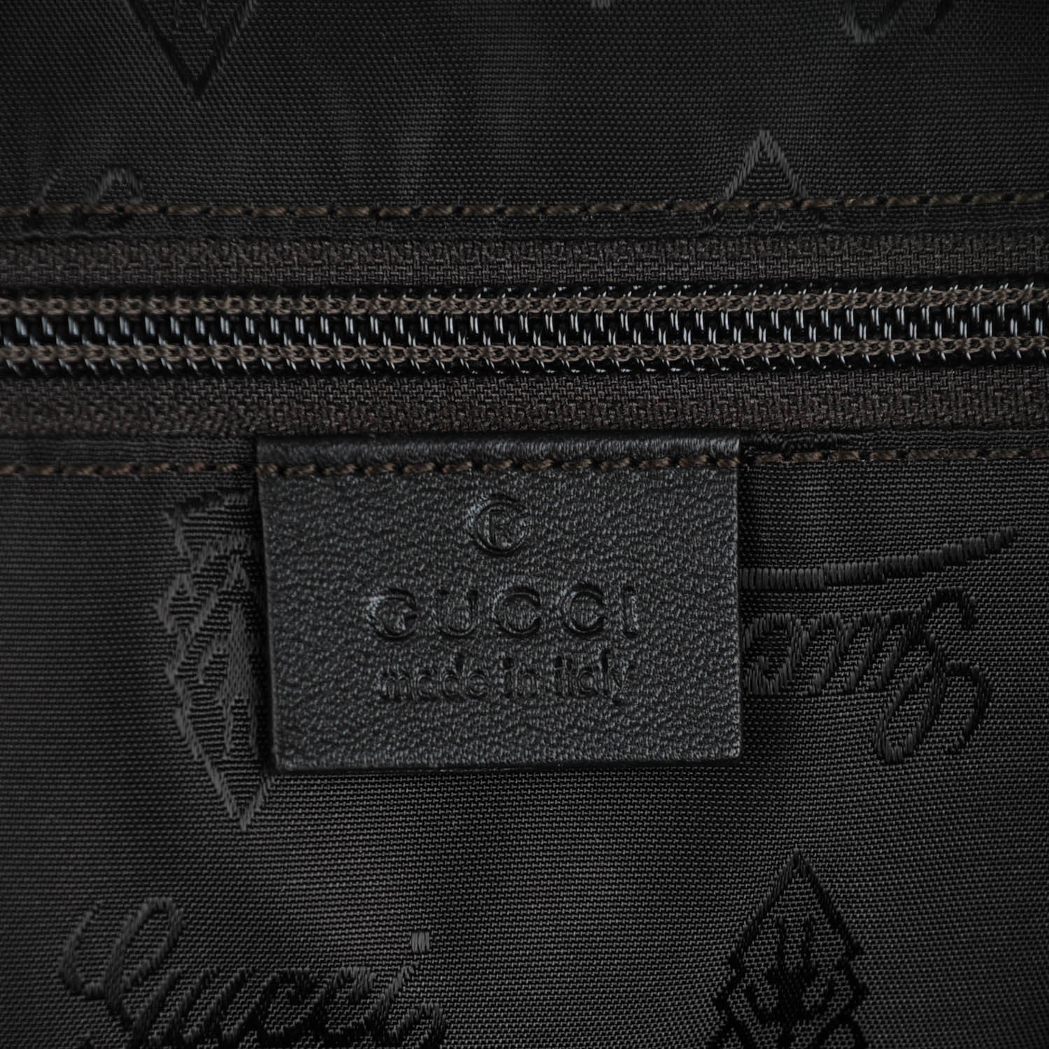 Gucci Guccissima Large Carry On Duffle Chocolate 6 of 7