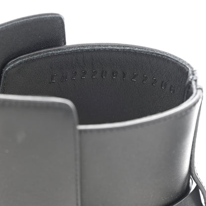 Hermes Calfskin Frenchie 50 Ankle Boots 38 Black 6 of 14
