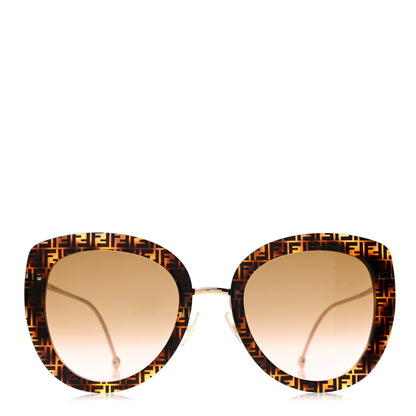 Fendi Acetate Metal F is Fendi FF Square Cat Eye Sunglasses FF 0424/F/S Havana 3 of 7