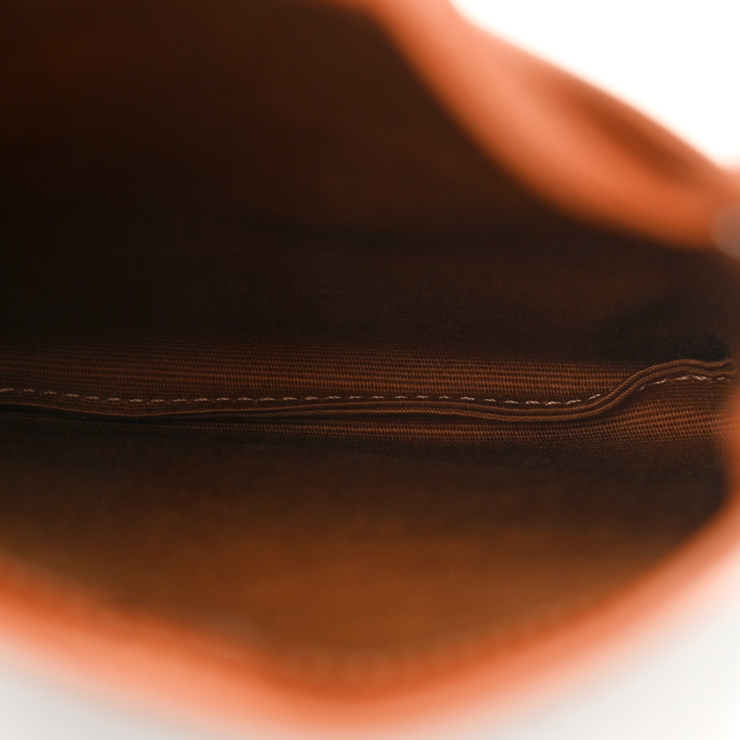 Celine Triomphe Canvas Calfskin Mini Poche Bag Tan 5 of 8