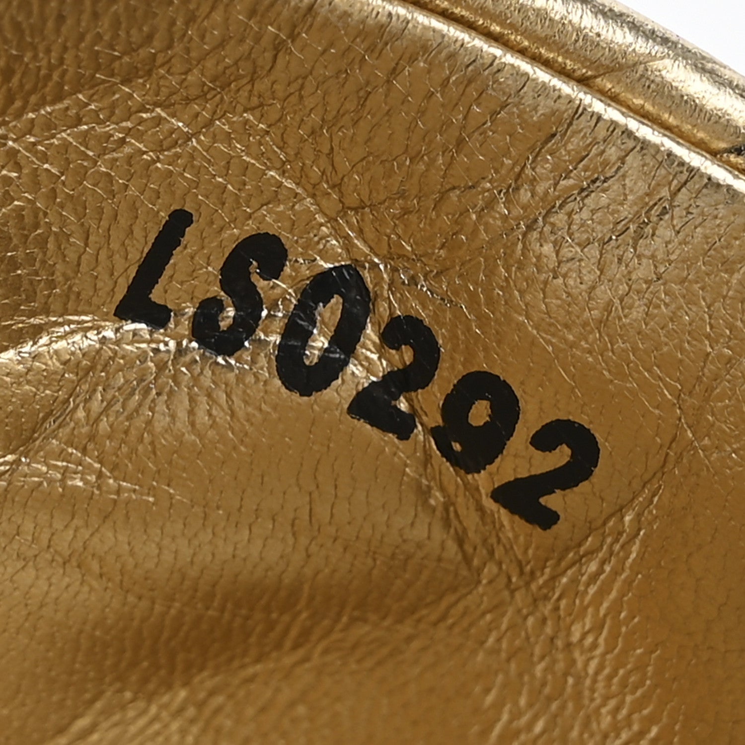 Louis Vuitton Metallic Lambskin Embossed Monogram Revival High Heel Mules 39.5  Gold 9 of 16