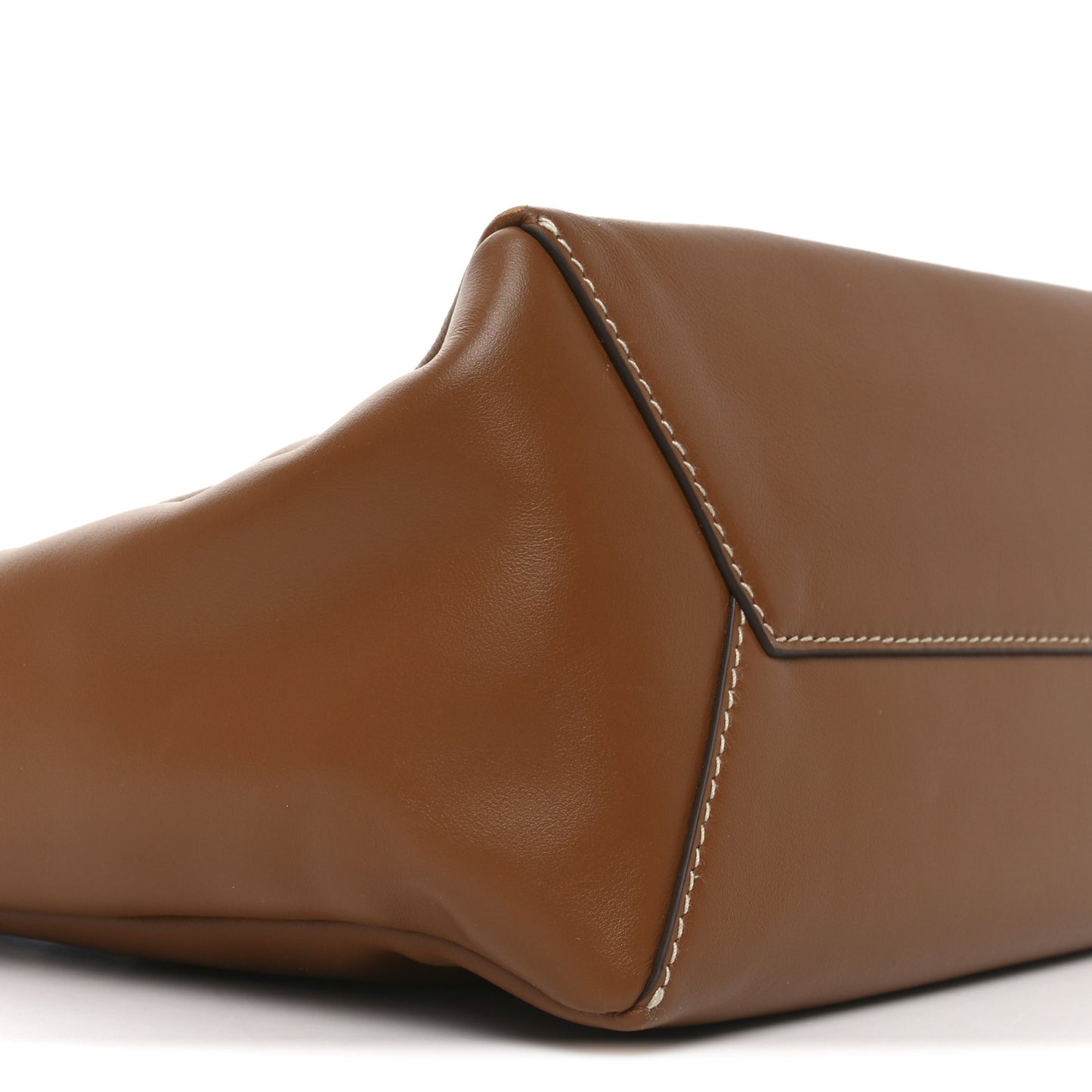 Soft Calf Softy Small Ivy Tote Bag Caramel