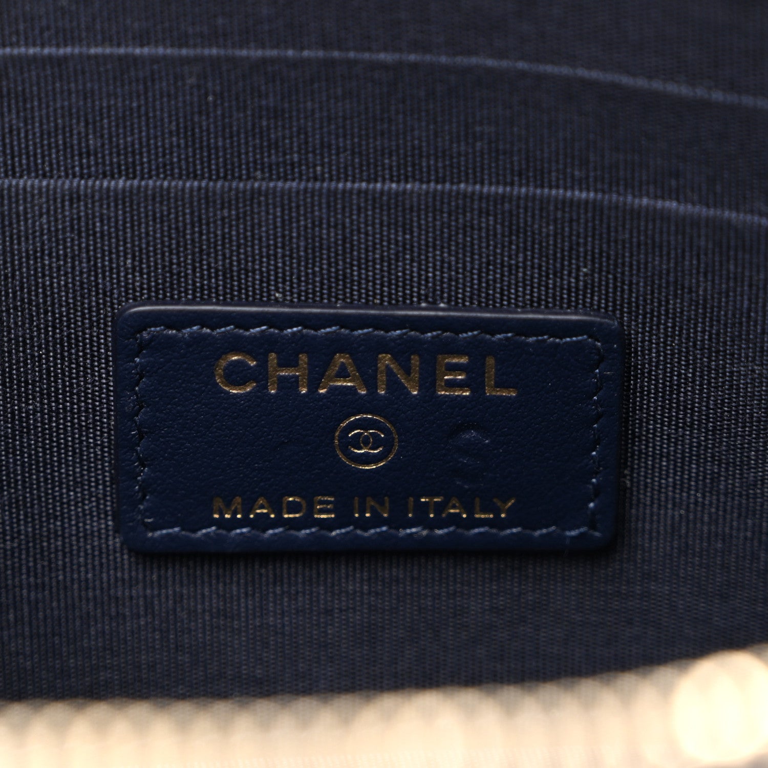 Chanel Denim Quilted Zipped Wristlet Clutch Blue 6 of 7