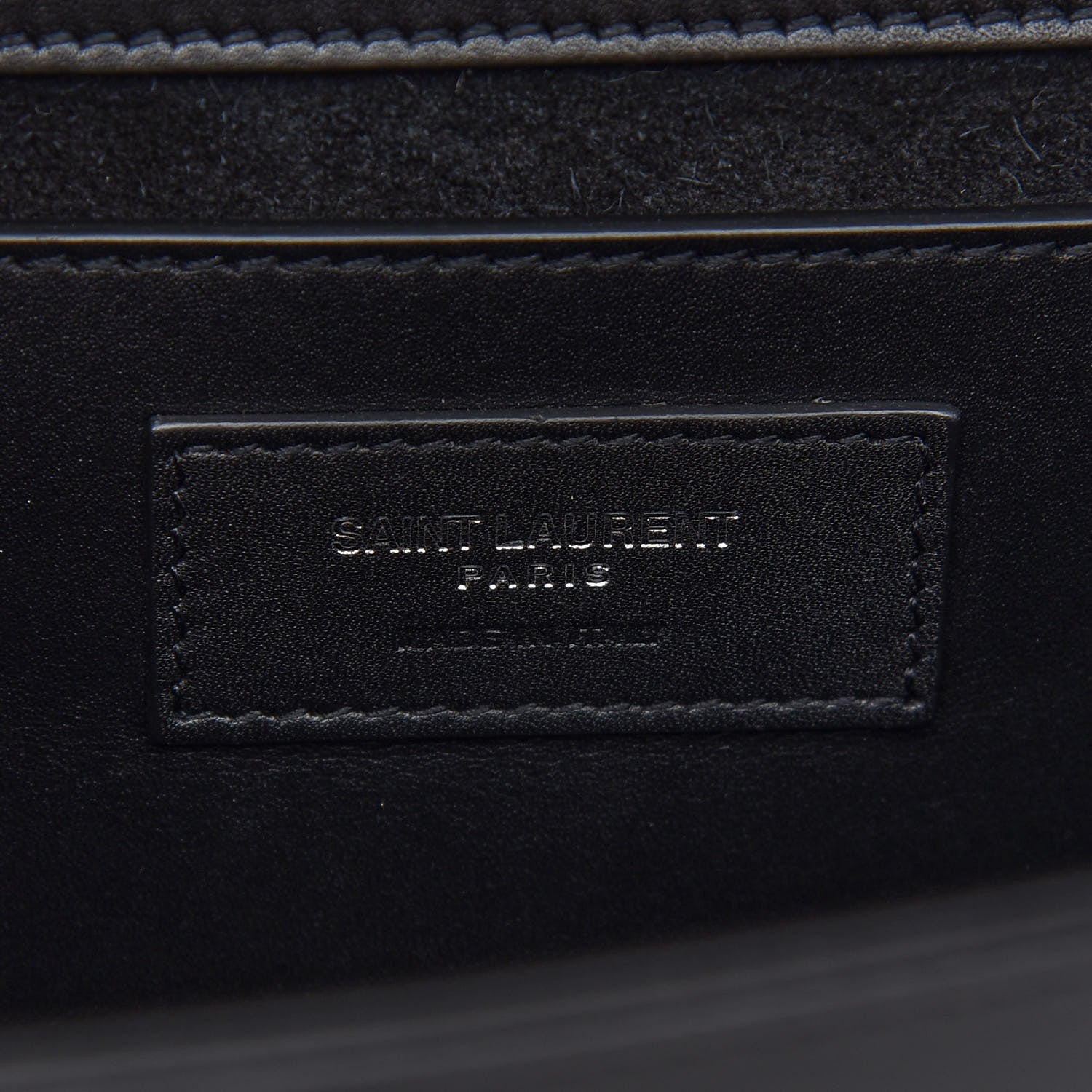 Saint Laurent Smooth Calfskin Medium Classic Monogram Kate Tassel Satchel Black 6 of 8