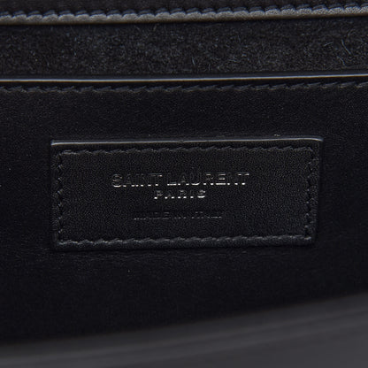 Saint Laurent Smooth Calfskin Medium Classic Monogram Kate Tassel Satchel Black 6 of 8