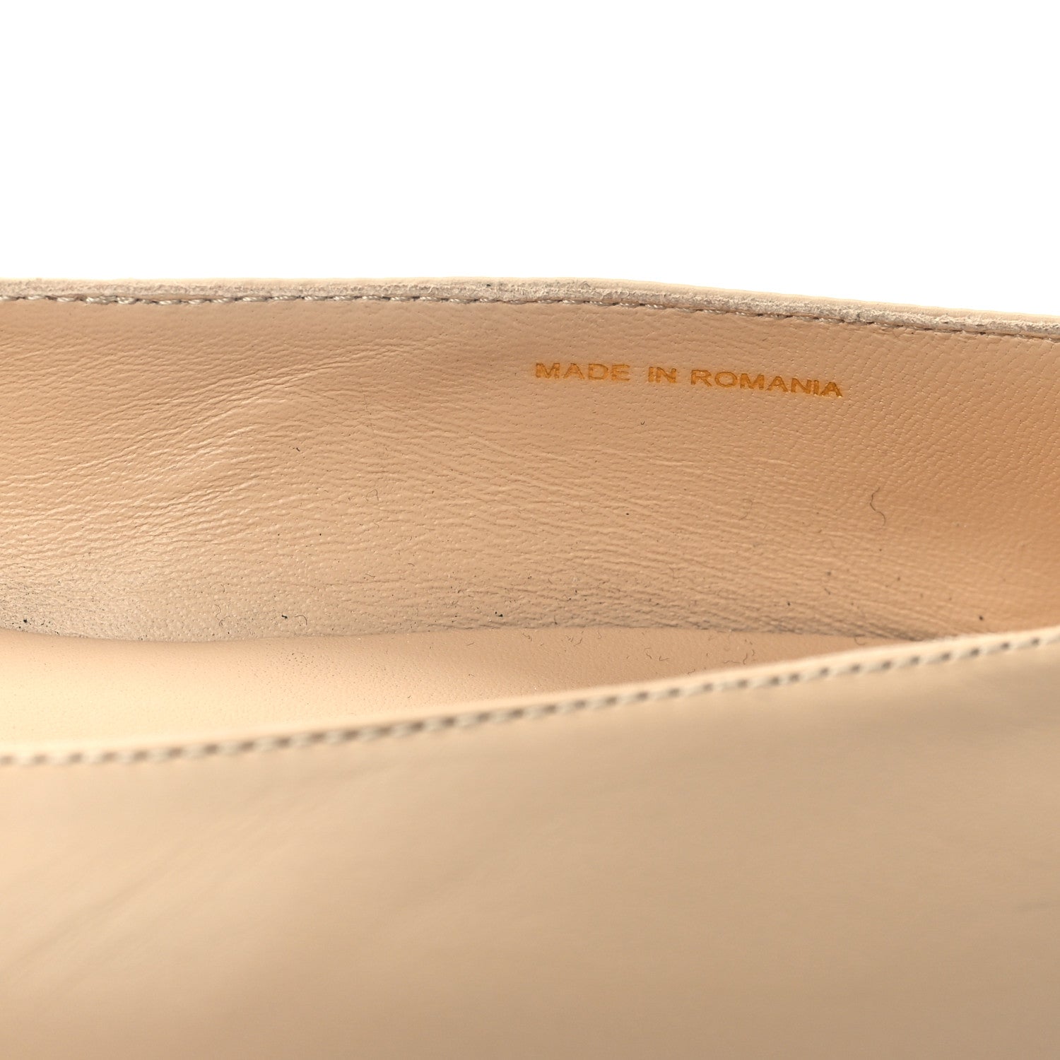 Chanel Lambskin Cap Toe Ballerina Flats 40 Beige Black 9 of 9