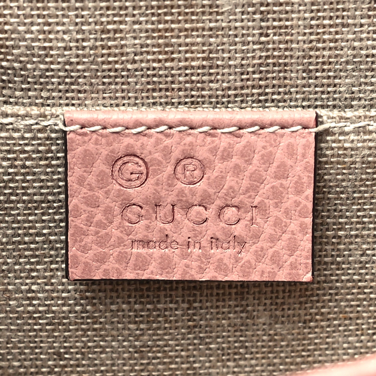 Gucci Dollar Calfskin Small Interlocking G Shoulder Bag Soft Pink 6 of 10
