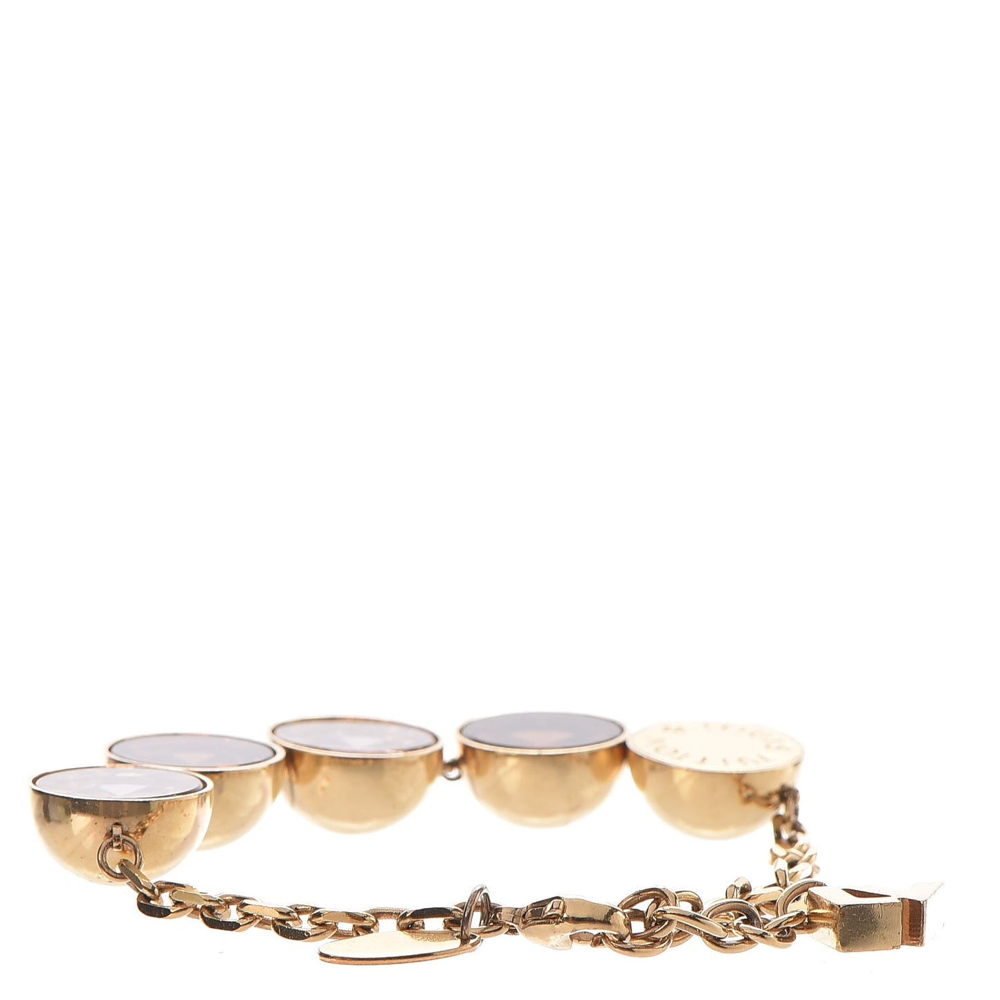 Crystal Over the Rainbow Bracelet Gold