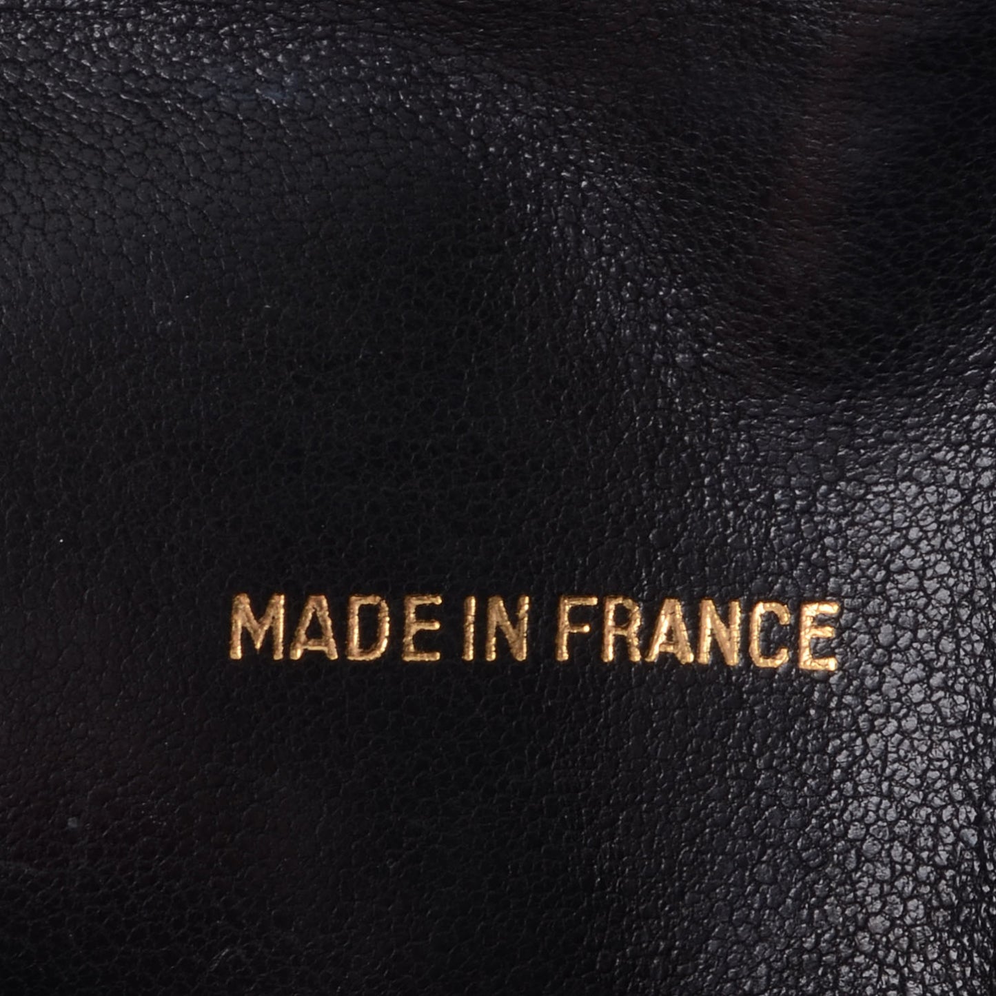 Leather Quilted Checkbook Wallet Black