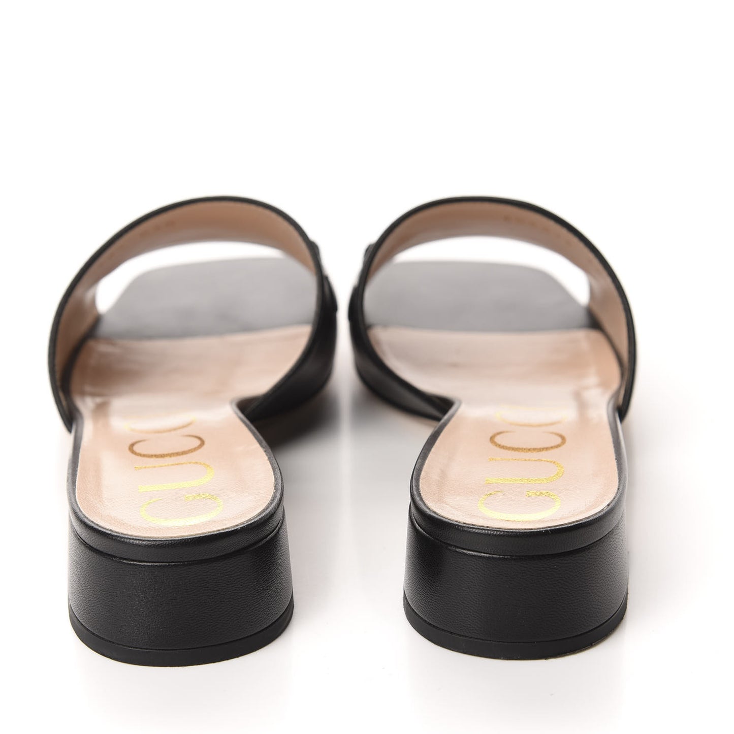Malaga Kid Zumi Mid Heel Slide Sandals 38.5 Black