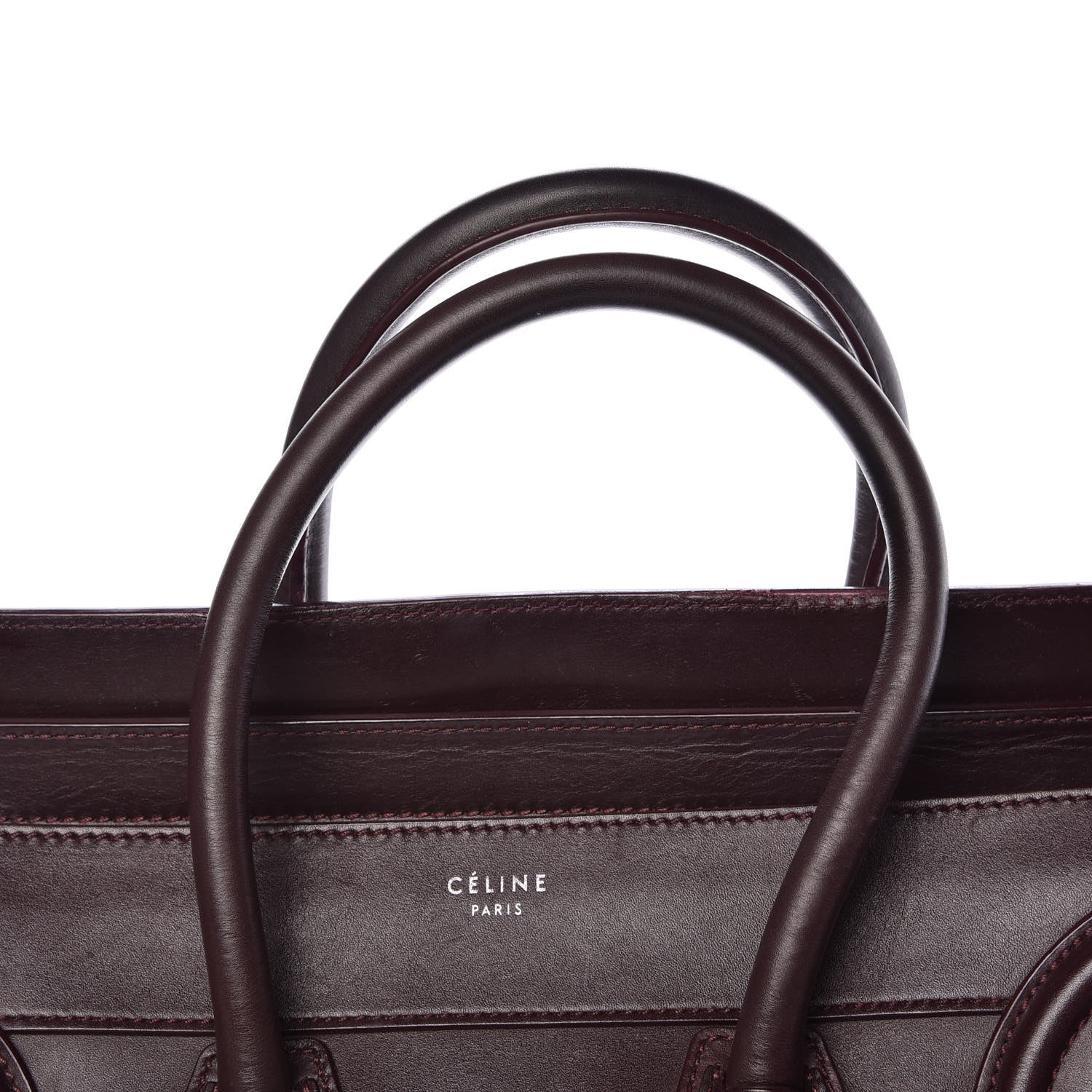 Celine Smooth Calfskin Mini Luggage Burgundy 21 of 23