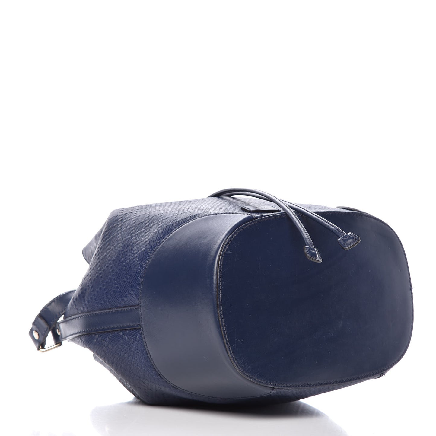 Hilary Lux Bright Diamante Medium Bucket Bag Classic Marine