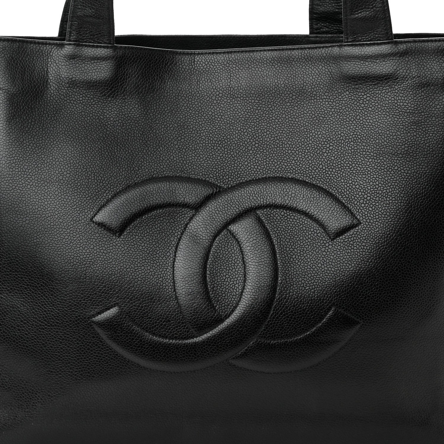 Chanel Caviar CC Tote Black 8 of 10