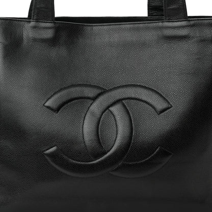 Chanel Caviar CC Tote Black 8 of 10