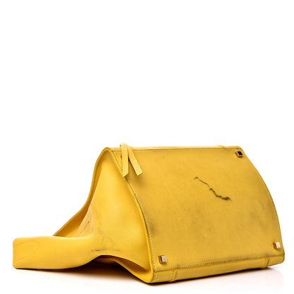 Celine Supple Calfskin Medium Phantom Luggage Yellow 3 of 24