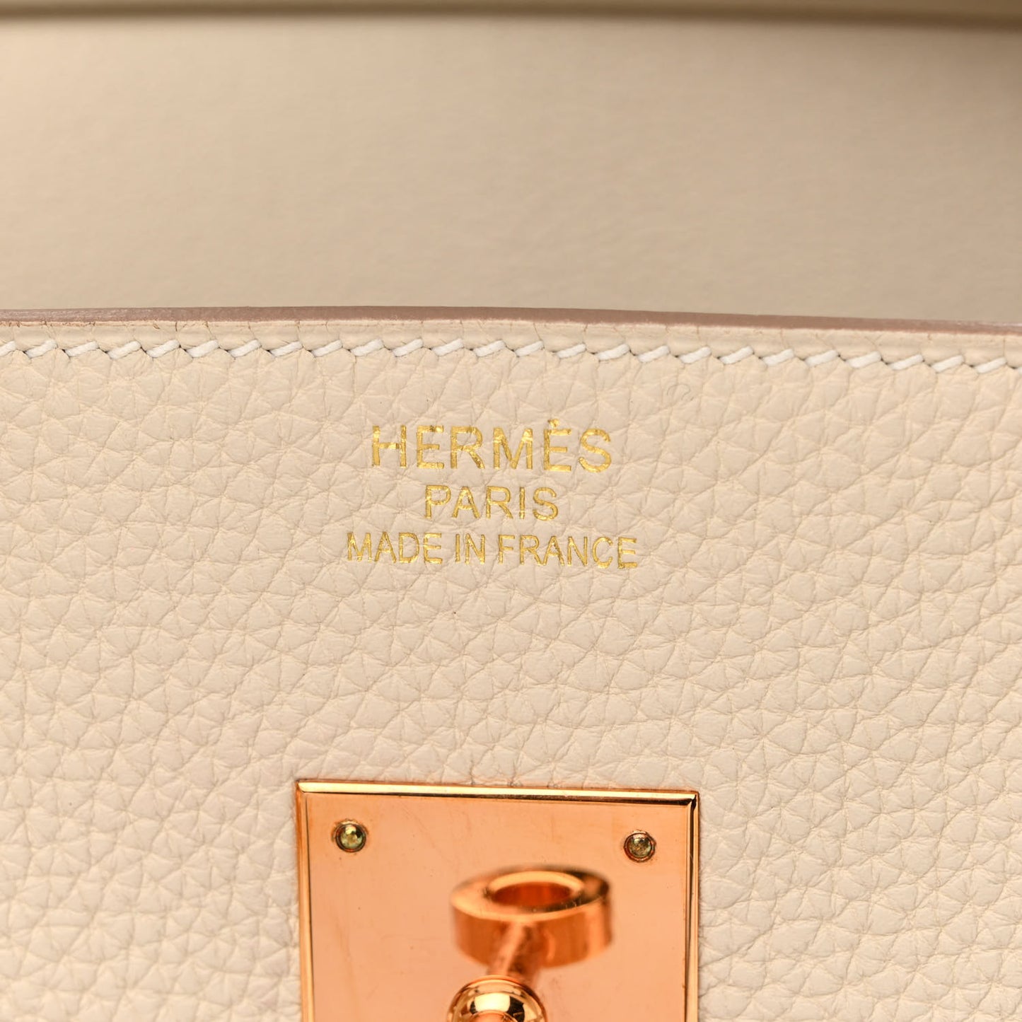Togo Birkin 35 Craie